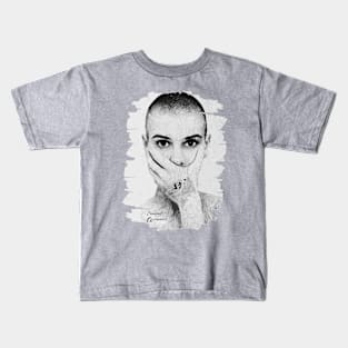 Sinead o'connor \ Brush Art Kids T-Shirt